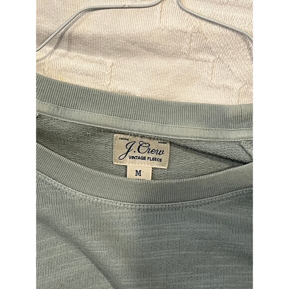 J Crew Vintage Cropped Fleece Sweater Womans Med - Picture 3 of 3